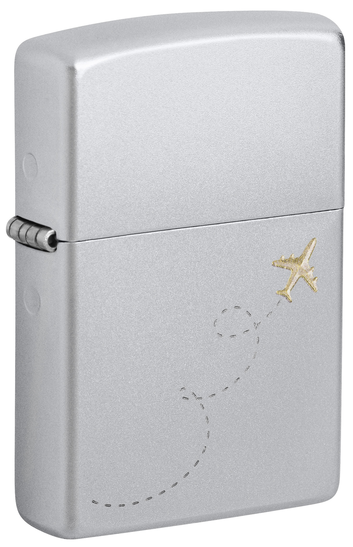Front shot of Zippo Bejeweled Beetle Design High Polish Brass Windproof Lighter standing at a 3/4 angle.