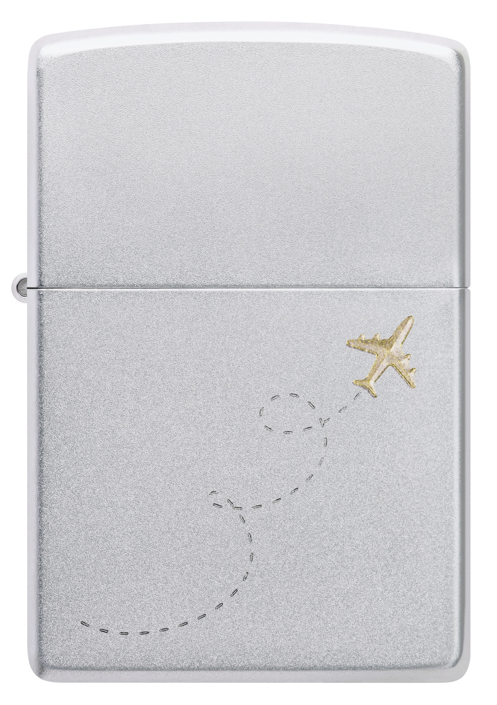 Front shot of Zippo Bejeweled Beetle Design High Polish Brass Windproof Lighter standing at a 3/4 angle.