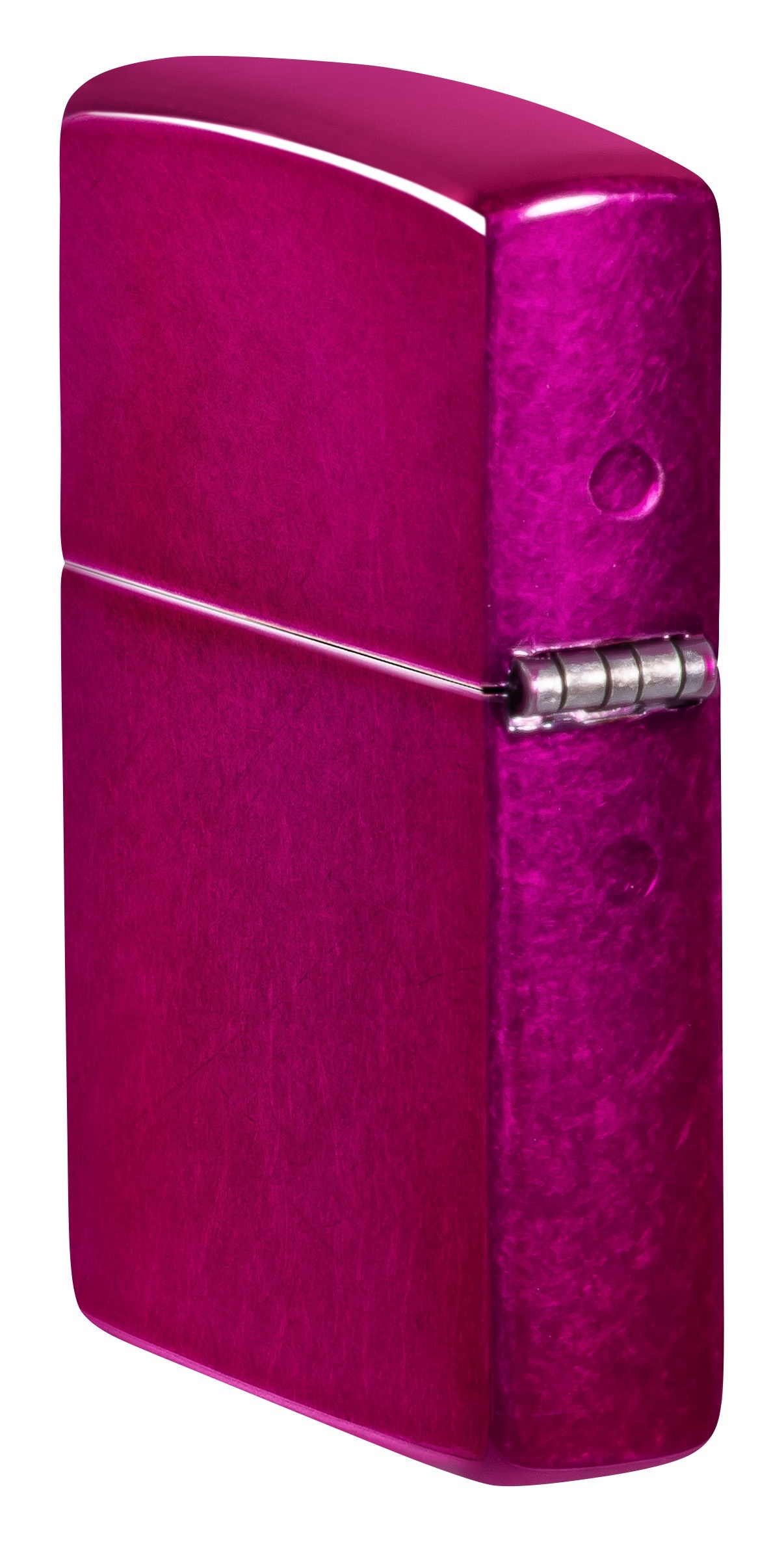 Front shot of Zippo Bejeweled Beetle Design High Polish Brass Windproof Lighter standing at a 3/4 angle.