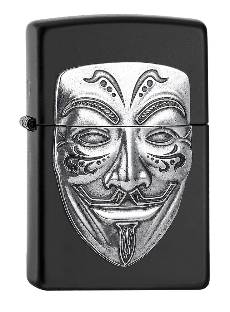Front shot of Zippo Bejeweled Beetle Design High Polish Brass Windproof Lighter standing at a 3/4 angle.
