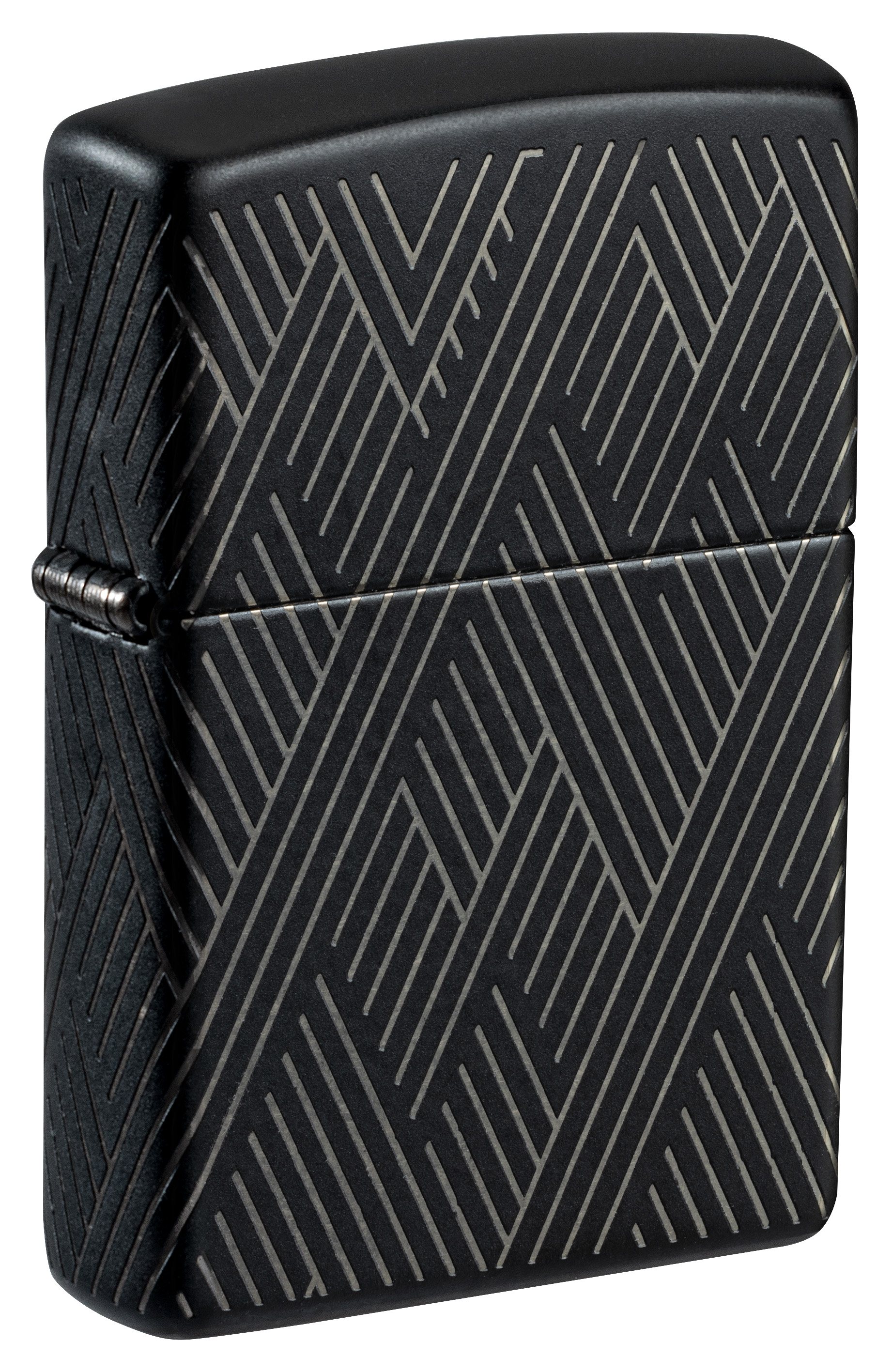 Front shot of Zippo Bejeweled Beetle Design High Polish Brass Windproof Lighter standing at a 3/4 angle.