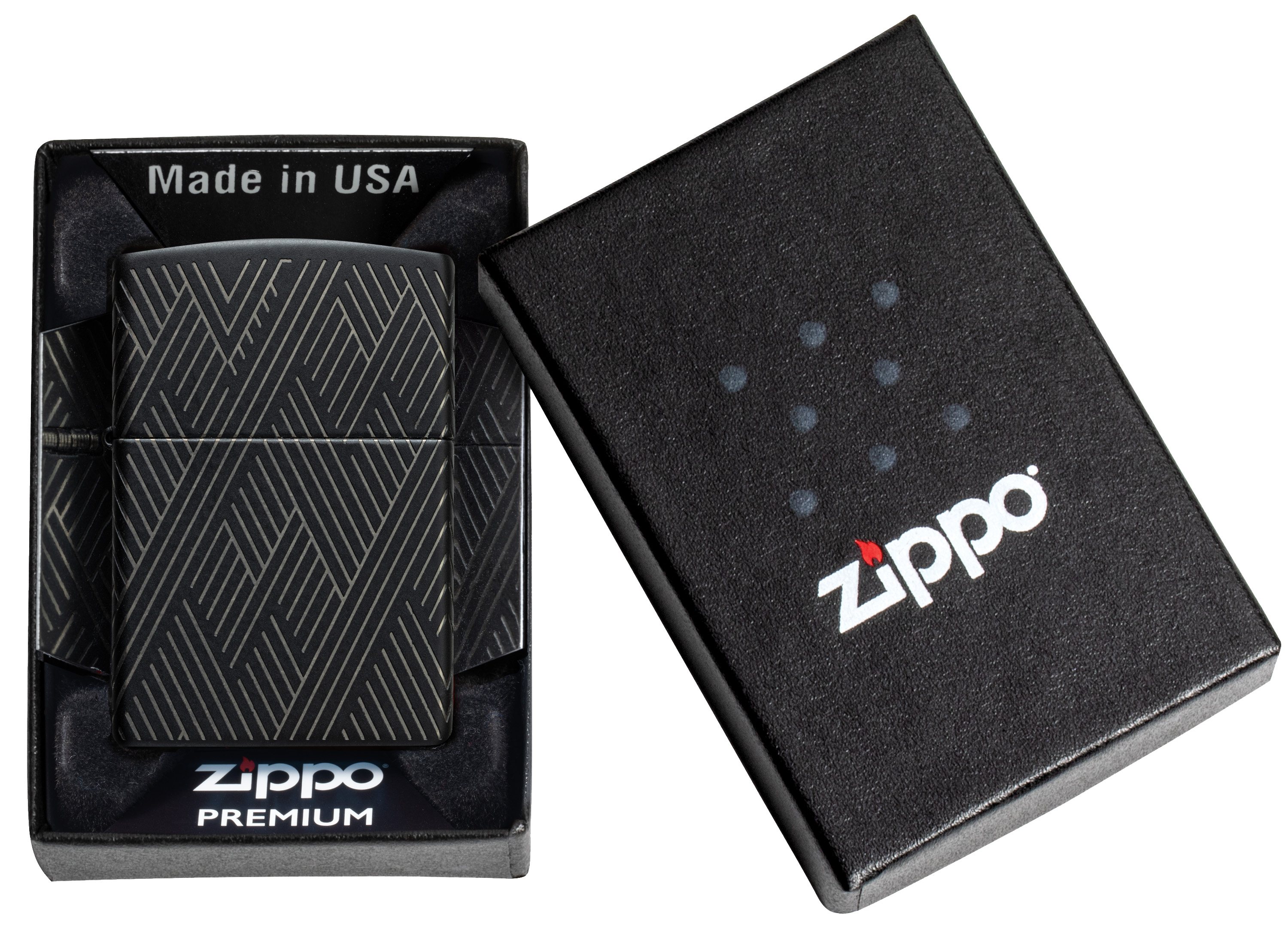 Front shot of Zippo Bejeweled Beetle Design High Polish Brass Windproof Lighter standing at a 3/4 angle.