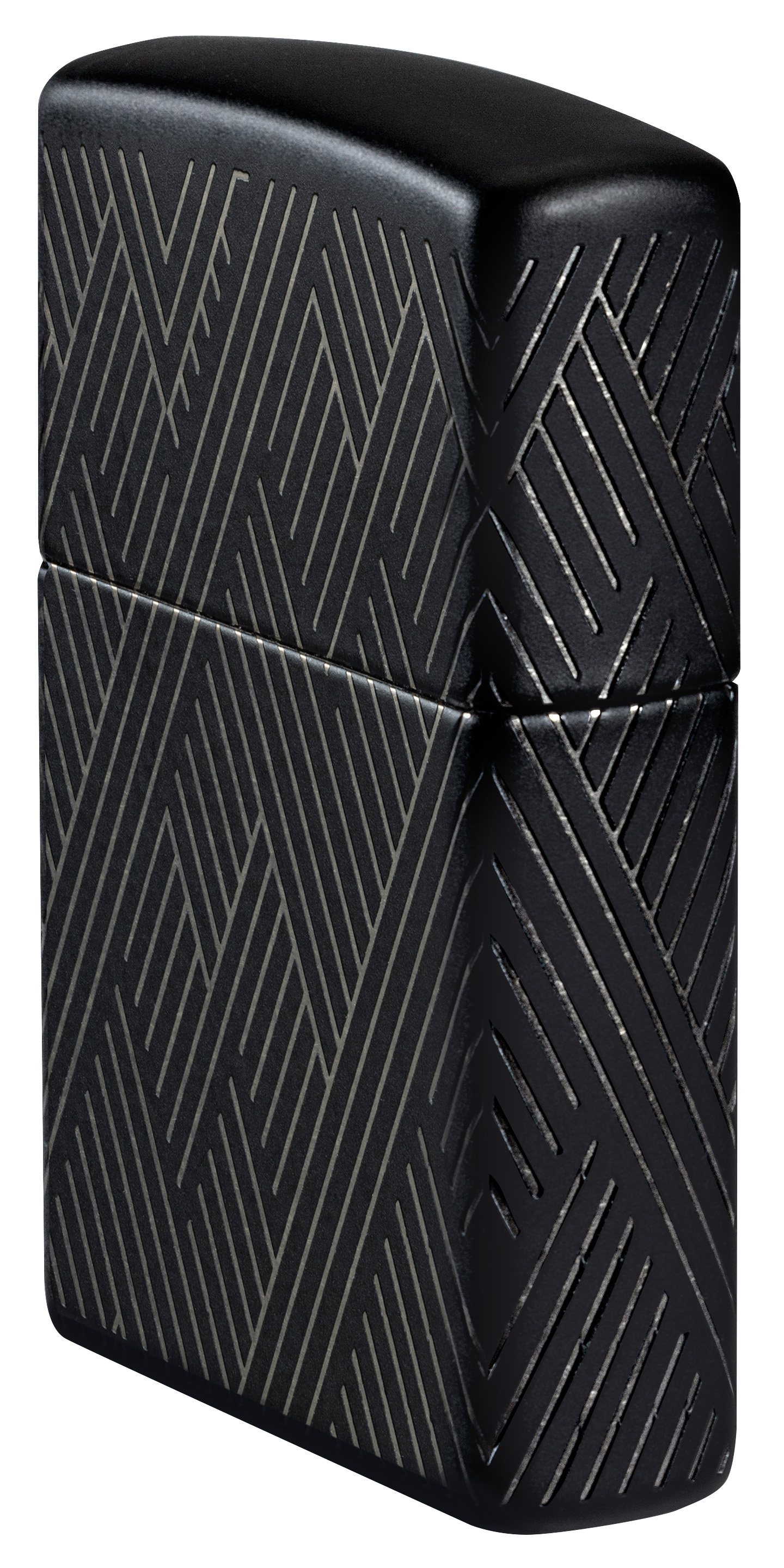 Front shot of Zippo Bejeweled Beetle Design High Polish Brass Windproof Lighter standing at a 3/4 angle.