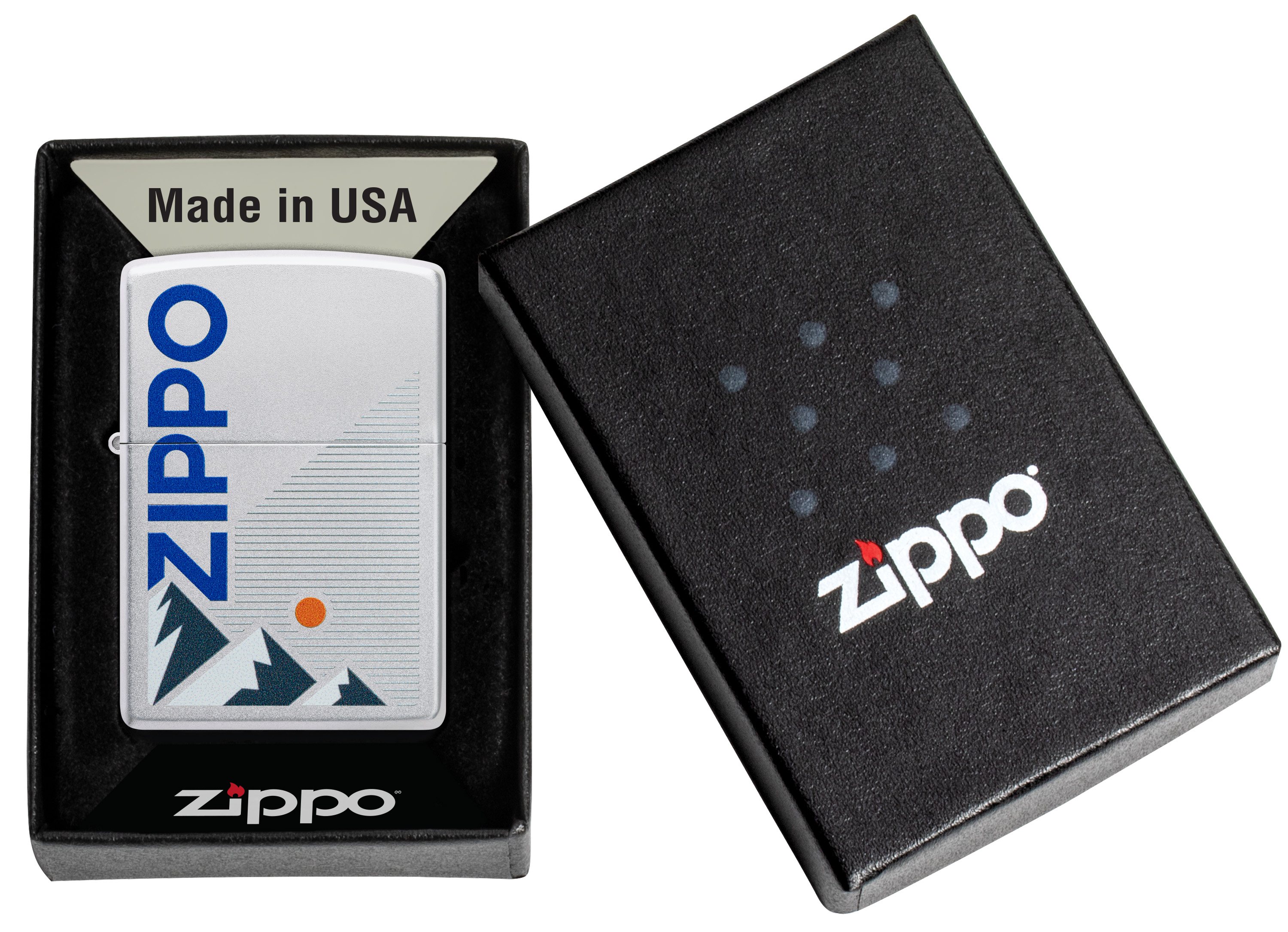 Front shot of Zippo Bejeweled Beetle Design High Polish Brass Windproof Lighter standing at a 3/4 angle.