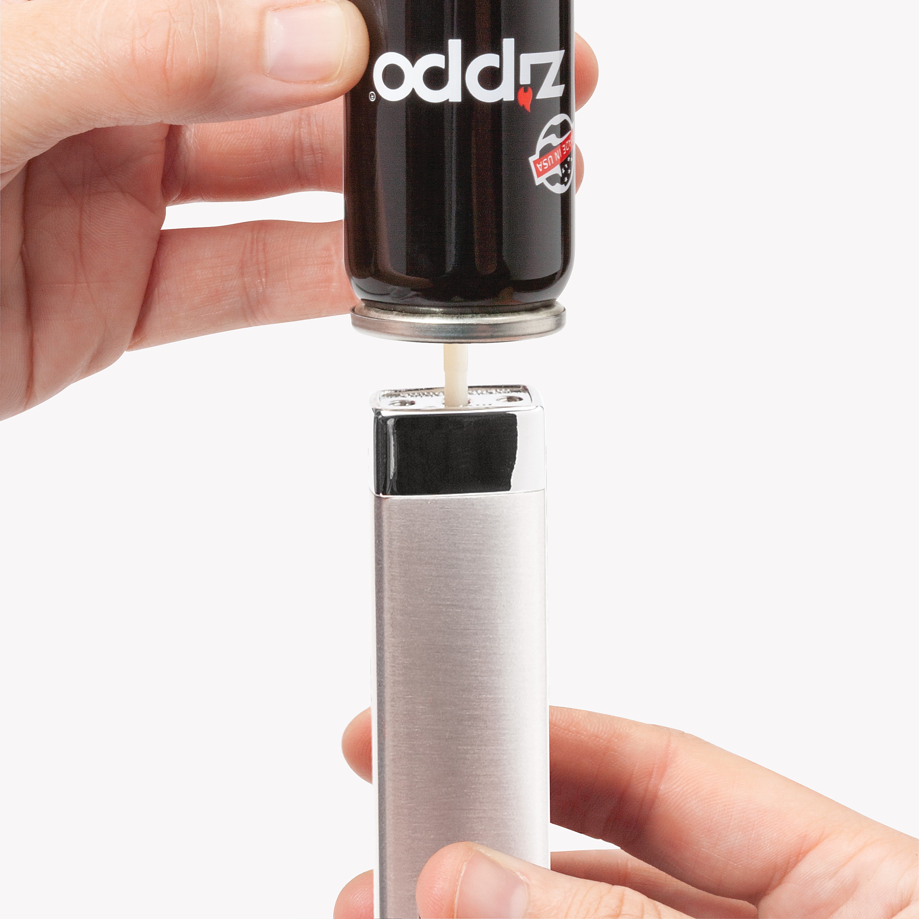 Front shot of Zippo Bejeweled Beetle Design High Polish Brass Windproof Lighter standing at a 3/4 angle.